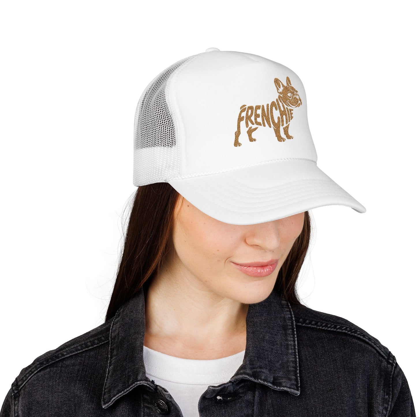 Frenchie Lover Embroidered Trucker Hat