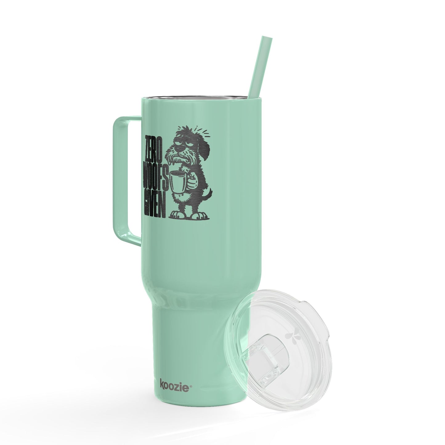 Zero Woofs Given 40oz Engraved Tumbler