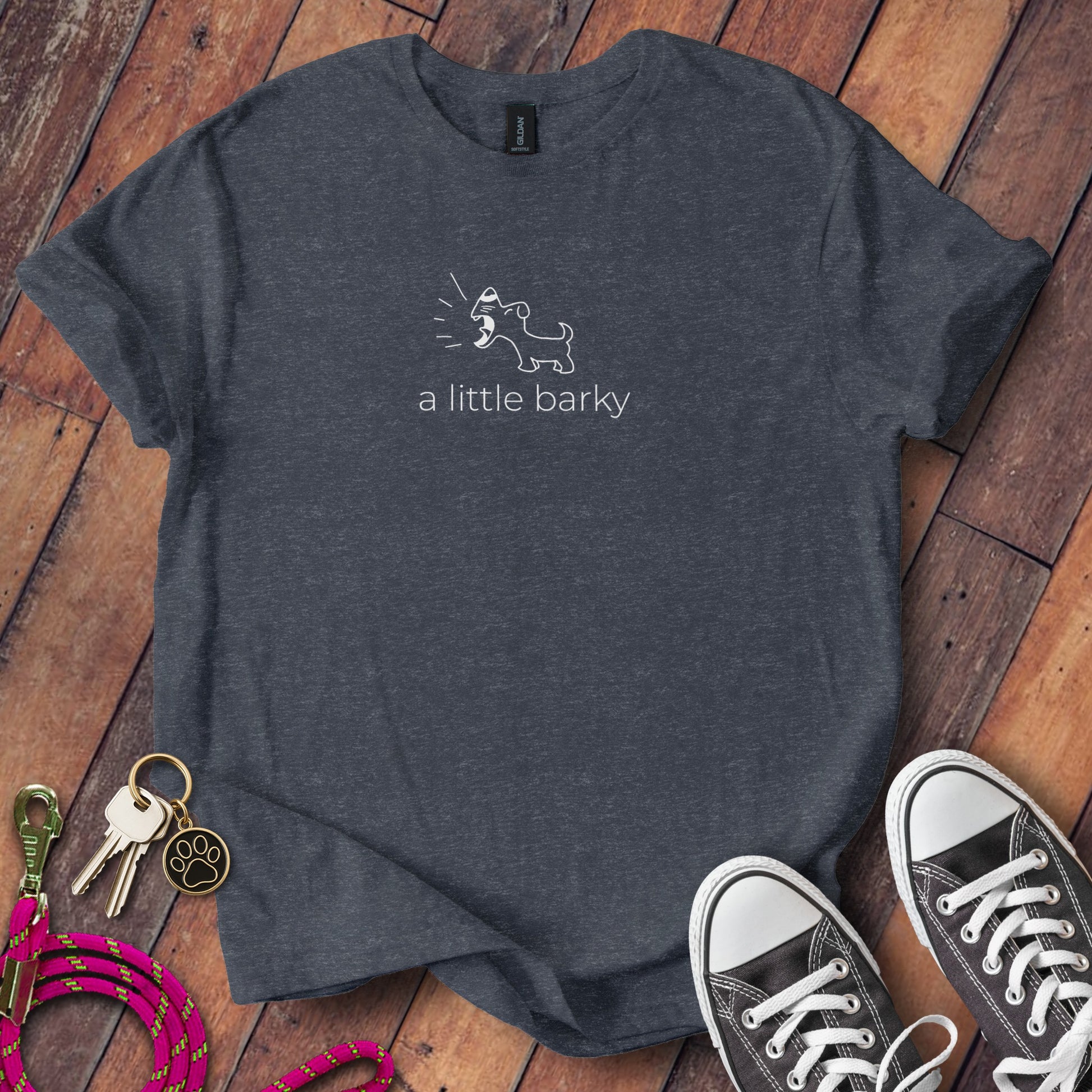 A Little Barky Graphic Printed Tees Shirt product type