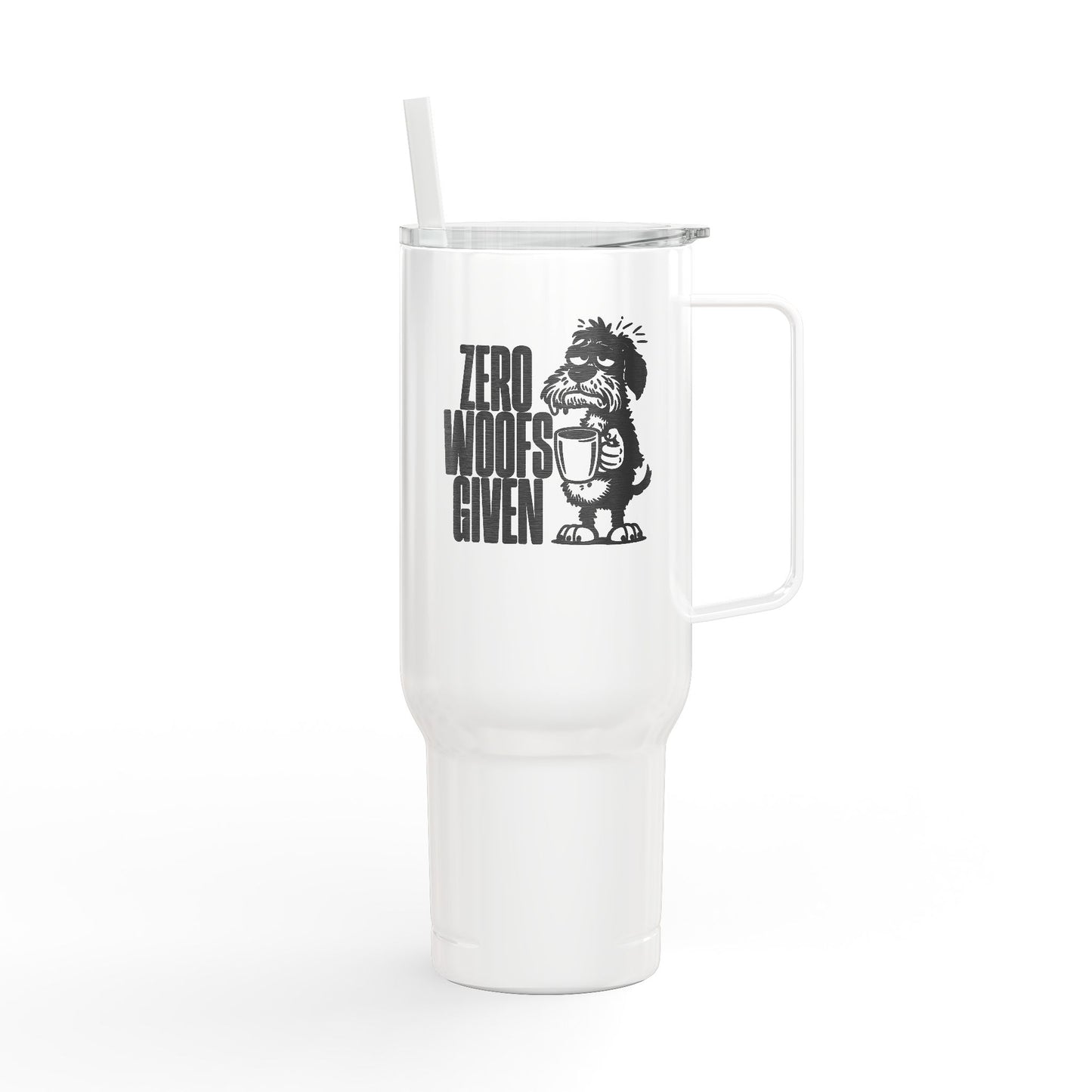 Zero Woofs Given 40oz Engraved Tumbler