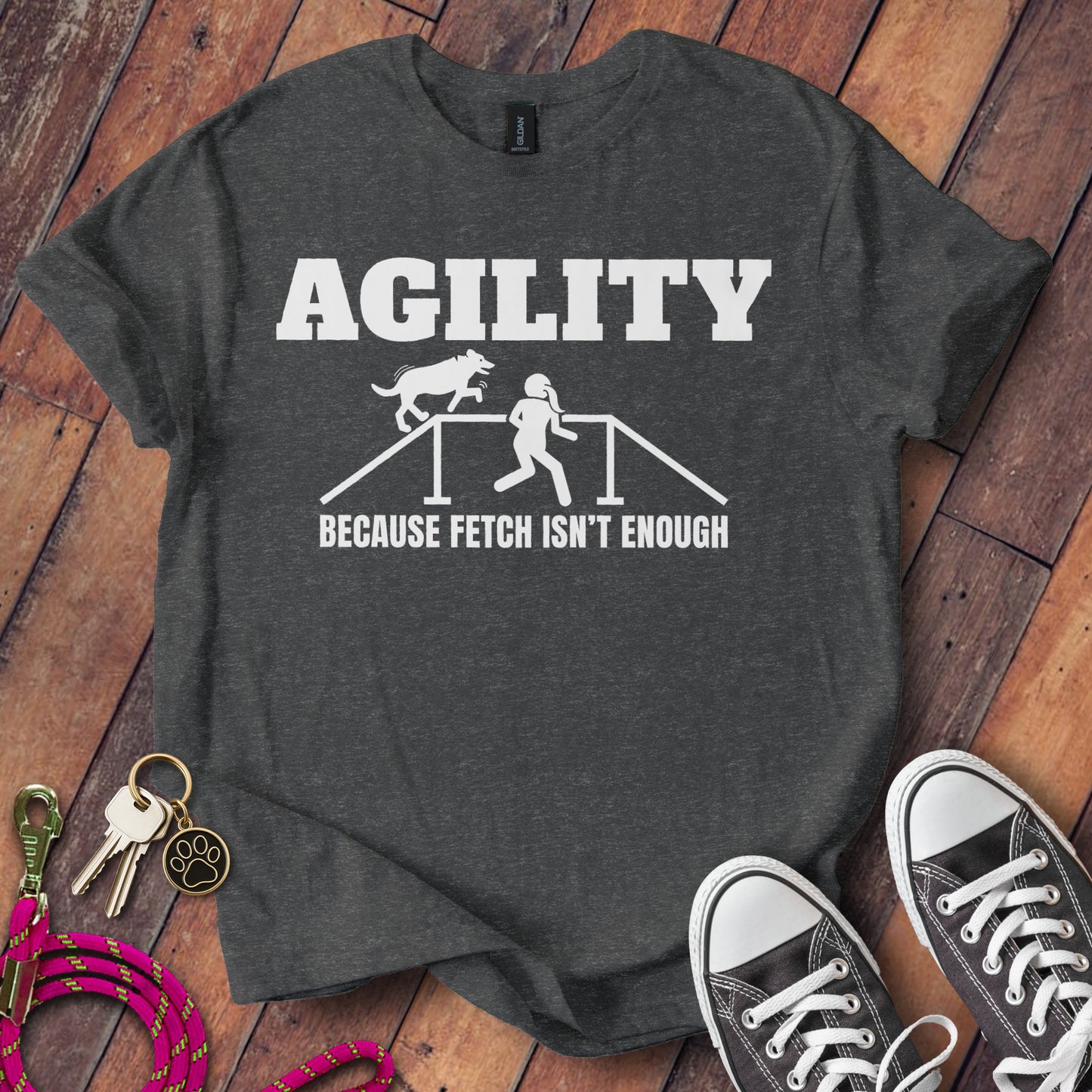 Agility Because Fetch Isn't Enough Graphic Tee product
