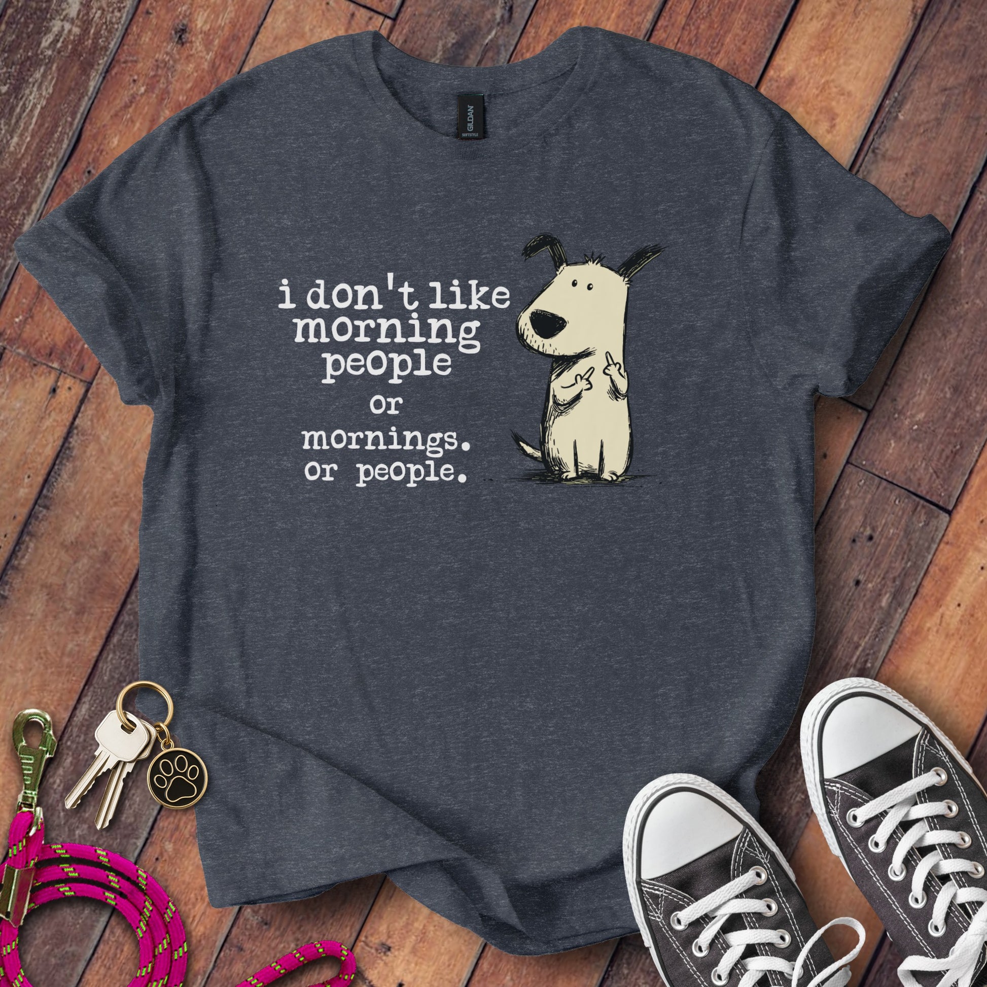 Funny Dog Graphic Tee for Casual Wear Shirt product