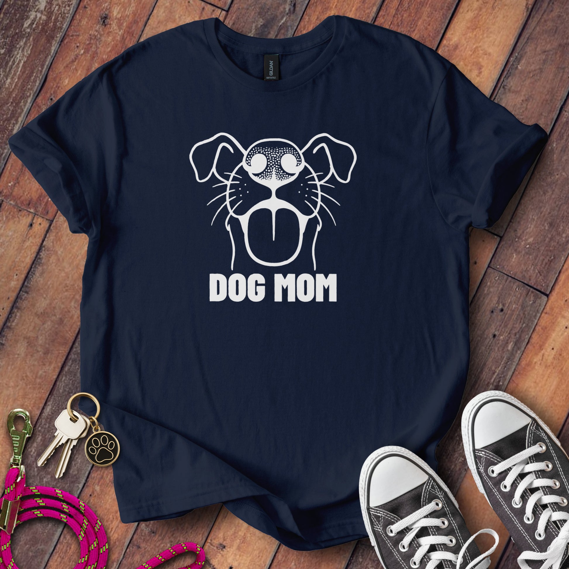 Dog Mom Graphic Tee for Canine Lovers product type