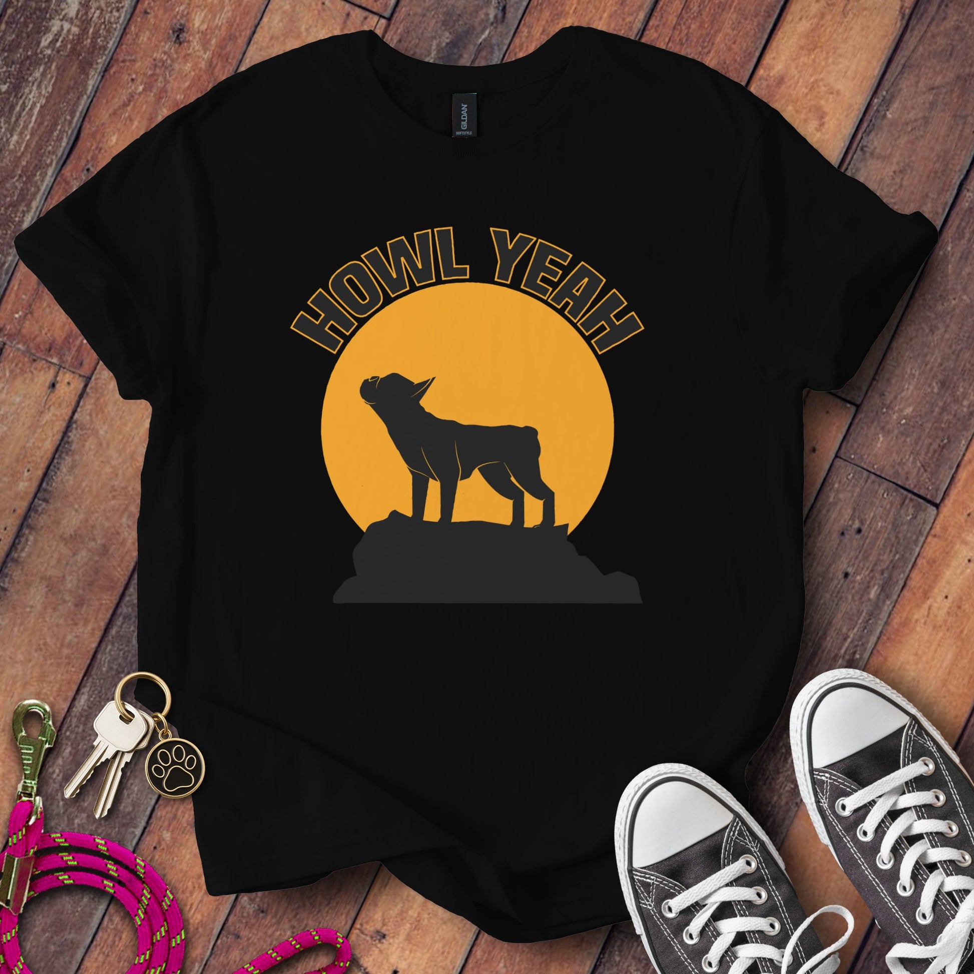 Howl Yeah Graphic Tee for a Bold Statement Shirt product type