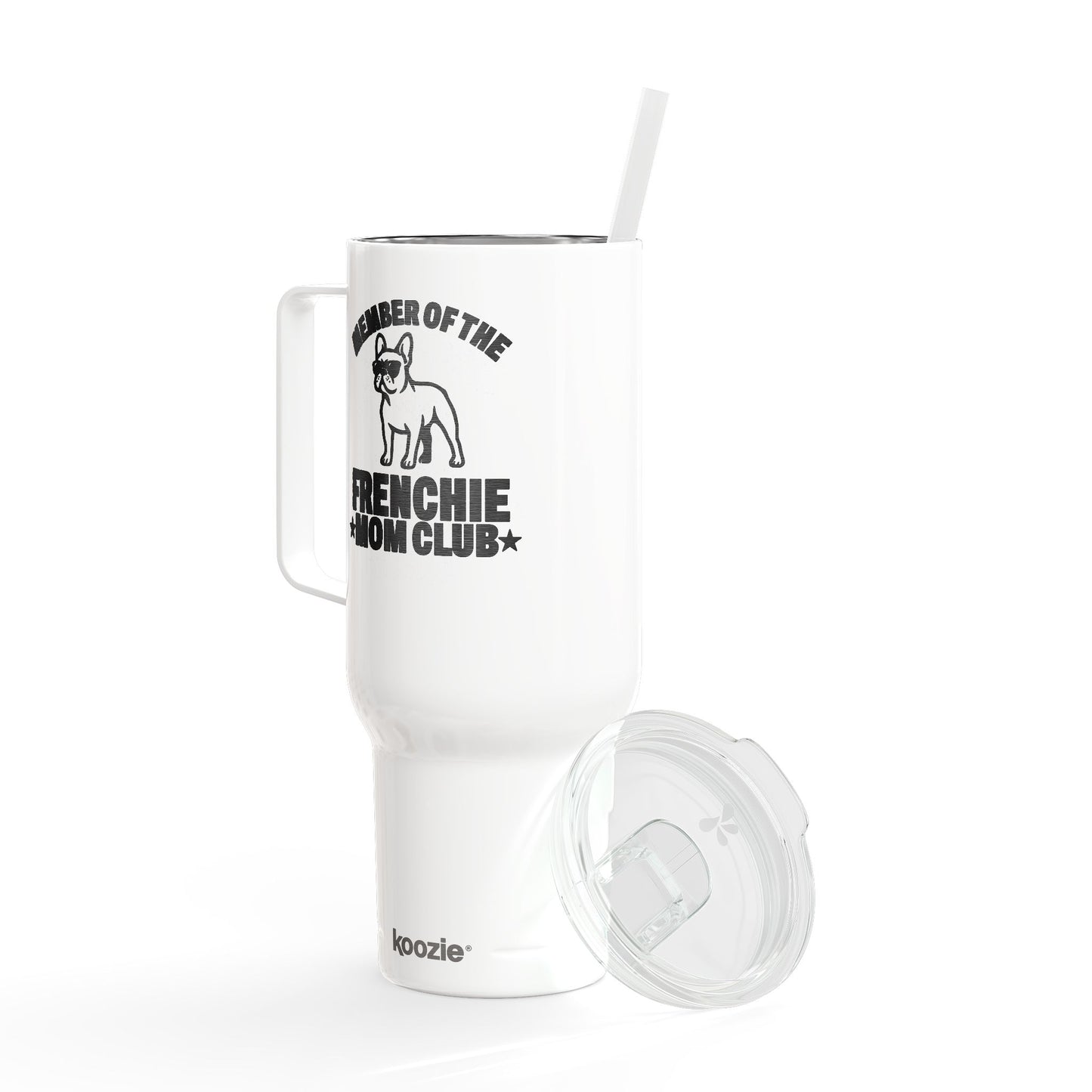 Frenchie Mom Club 40oz Engraved Tumbler