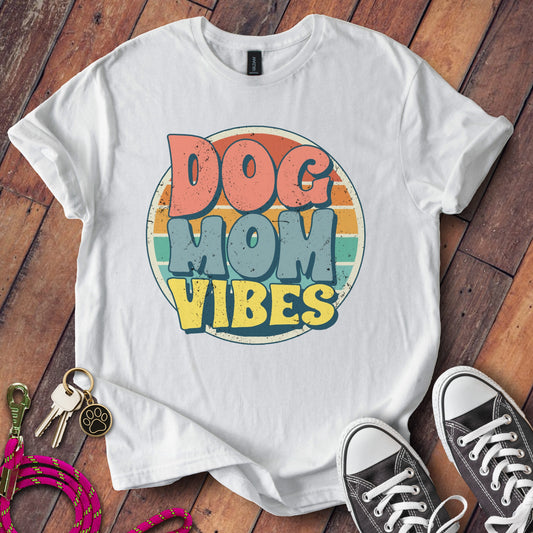 Dog Mom Vibes Graphic Tee Shirt product