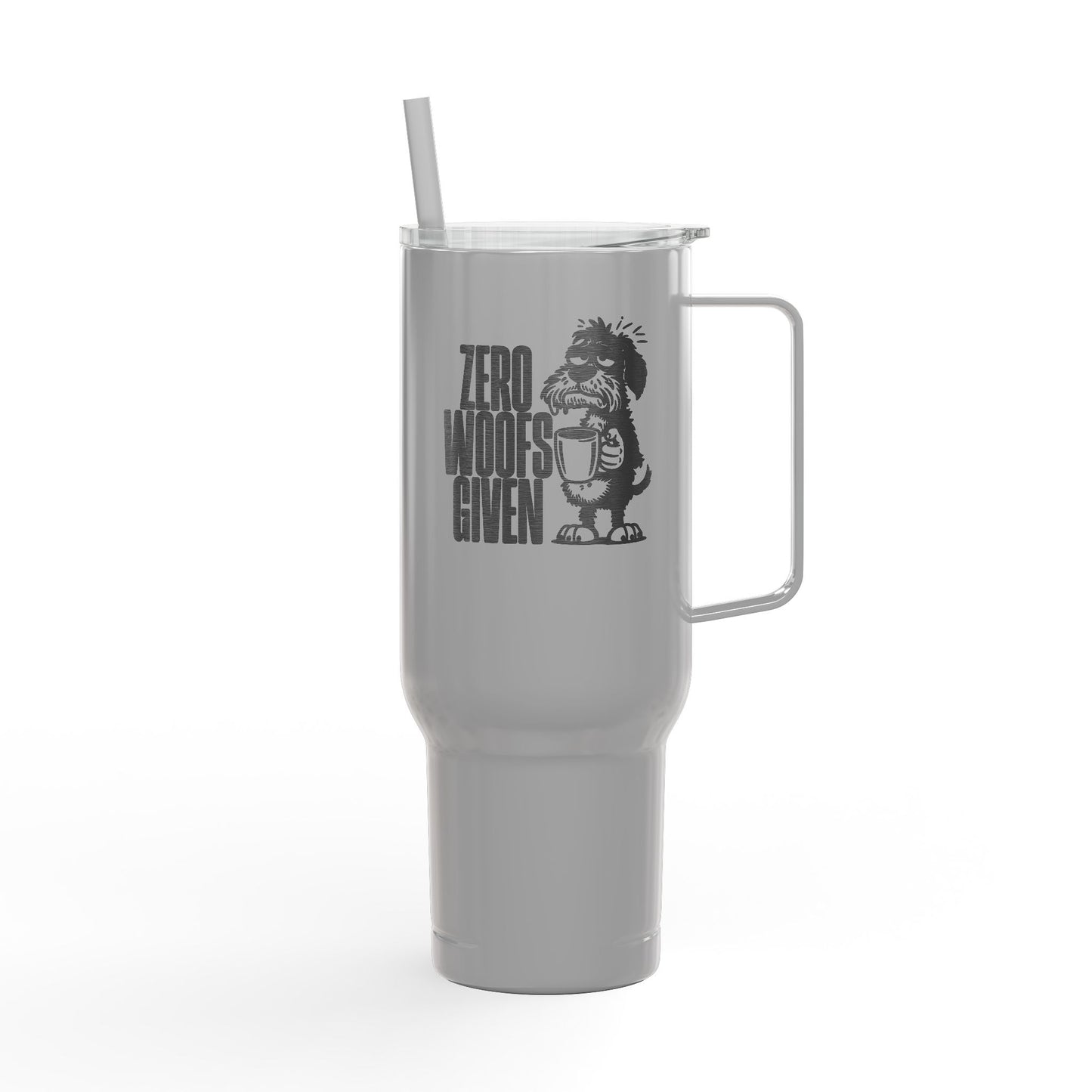 Zero Woofs Given 40oz Engraved Tumbler
