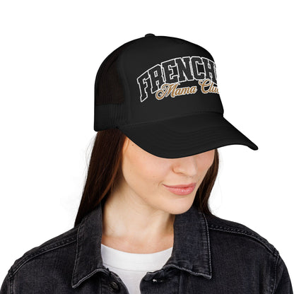 Frenchie Mama Club Embroidered Trucker Hat