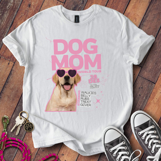 Dog Mom World Tour Dog Parent Statement Shirt Product