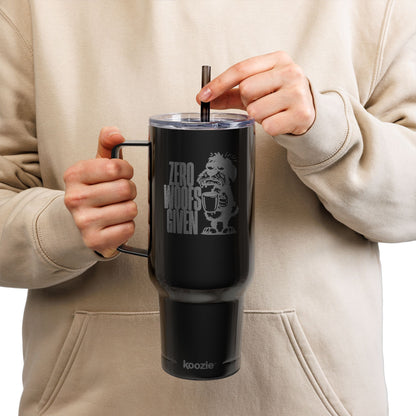 Zero Woofs Given 40oz Engraved Tumbler