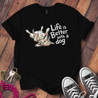 Life is Better with a Dog Graphic Tee product