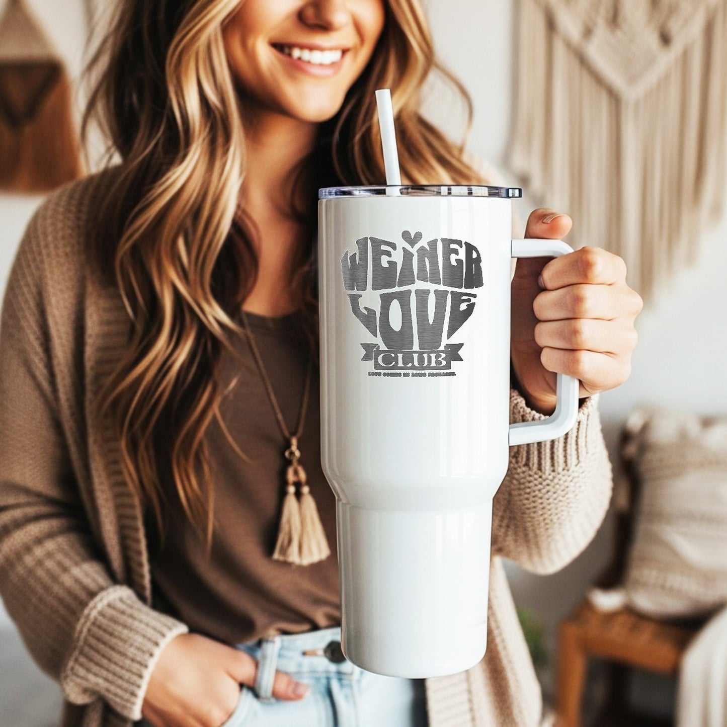 Weiner Love Club 40oz Engraved Tumbler