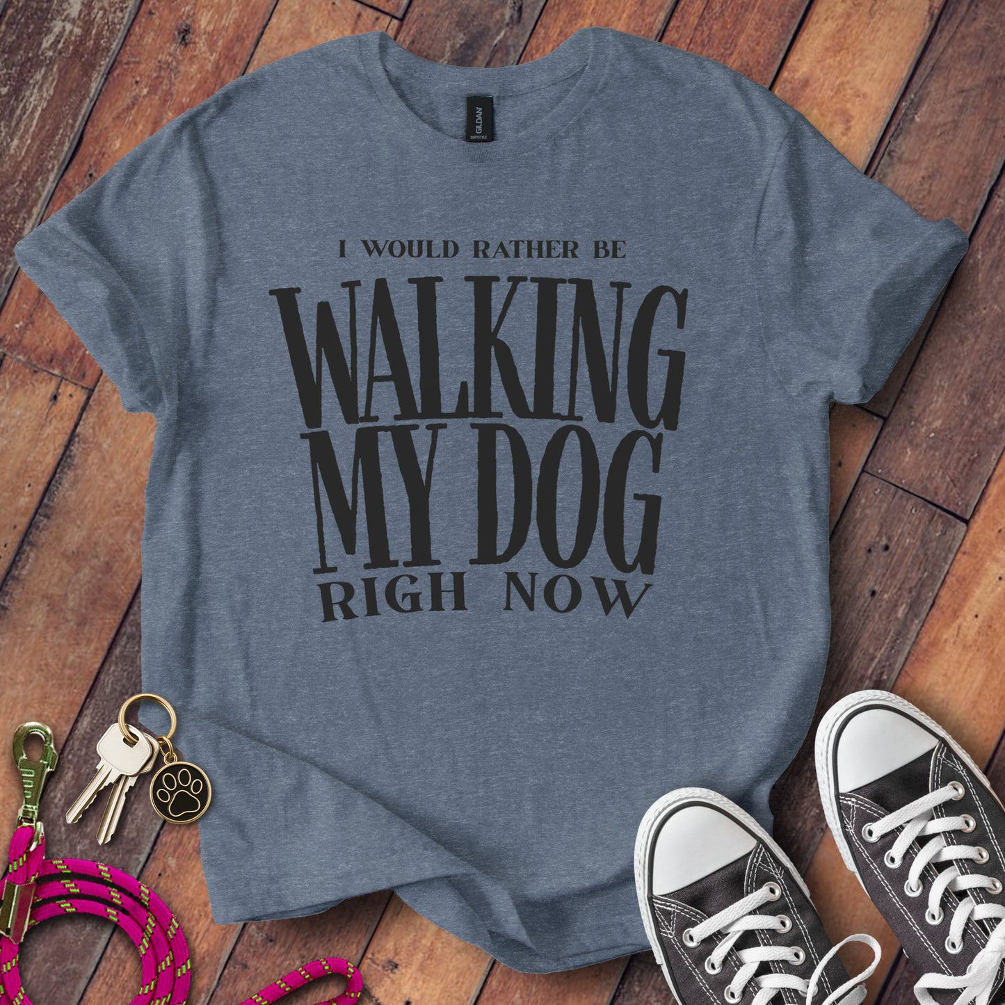 I Would Rather Be Walking My Dog Right Now T-shirt product