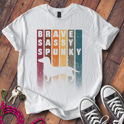 Brave Sassy Spunky Graphic White T-shirt product type