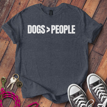 Dogs Greater Than People Funny T-shirt product type