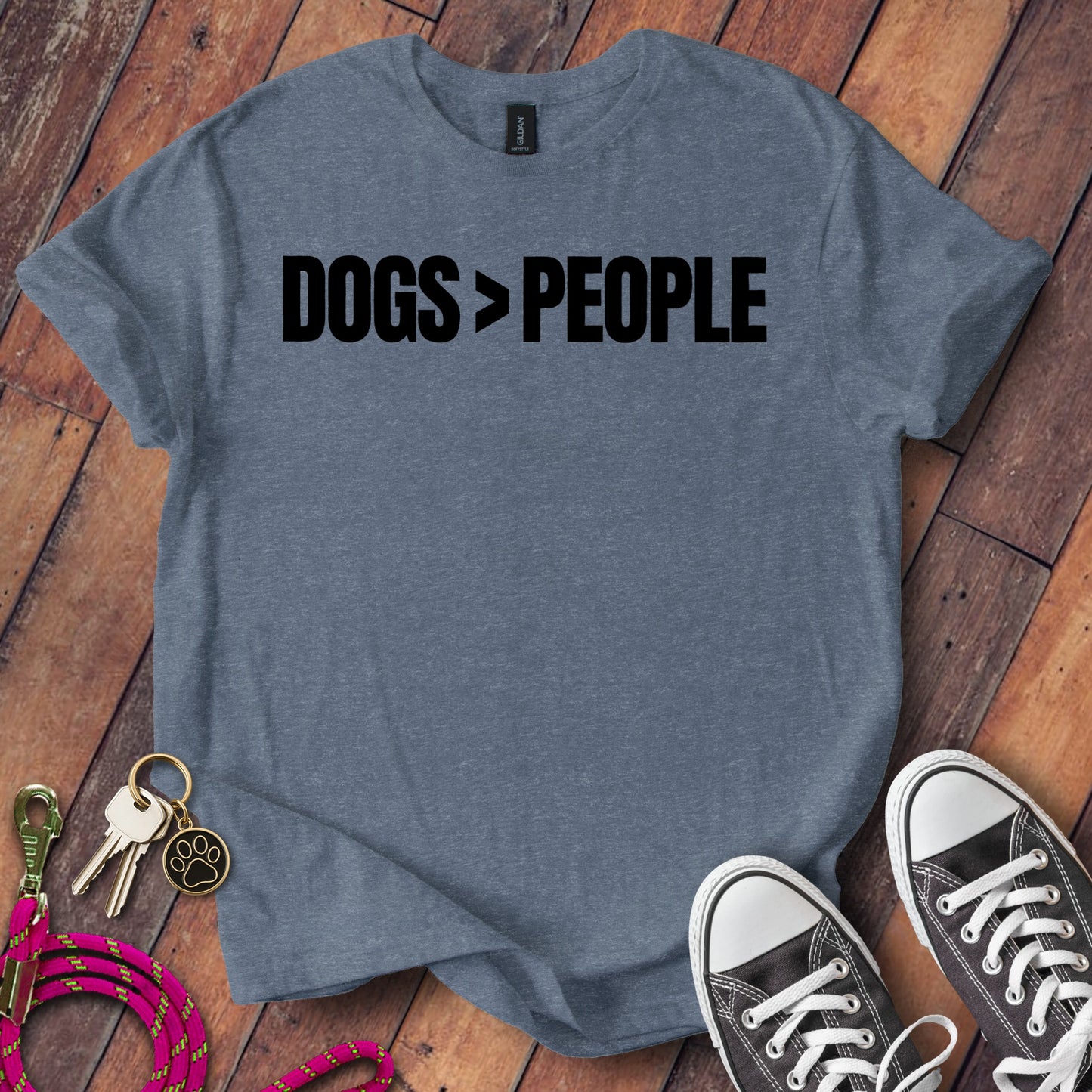 Dogs Greater Than People Statement Shirt product