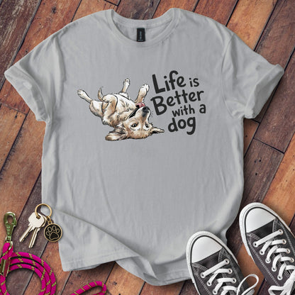 Life is Better with a Dog Graphic T-shirt product type