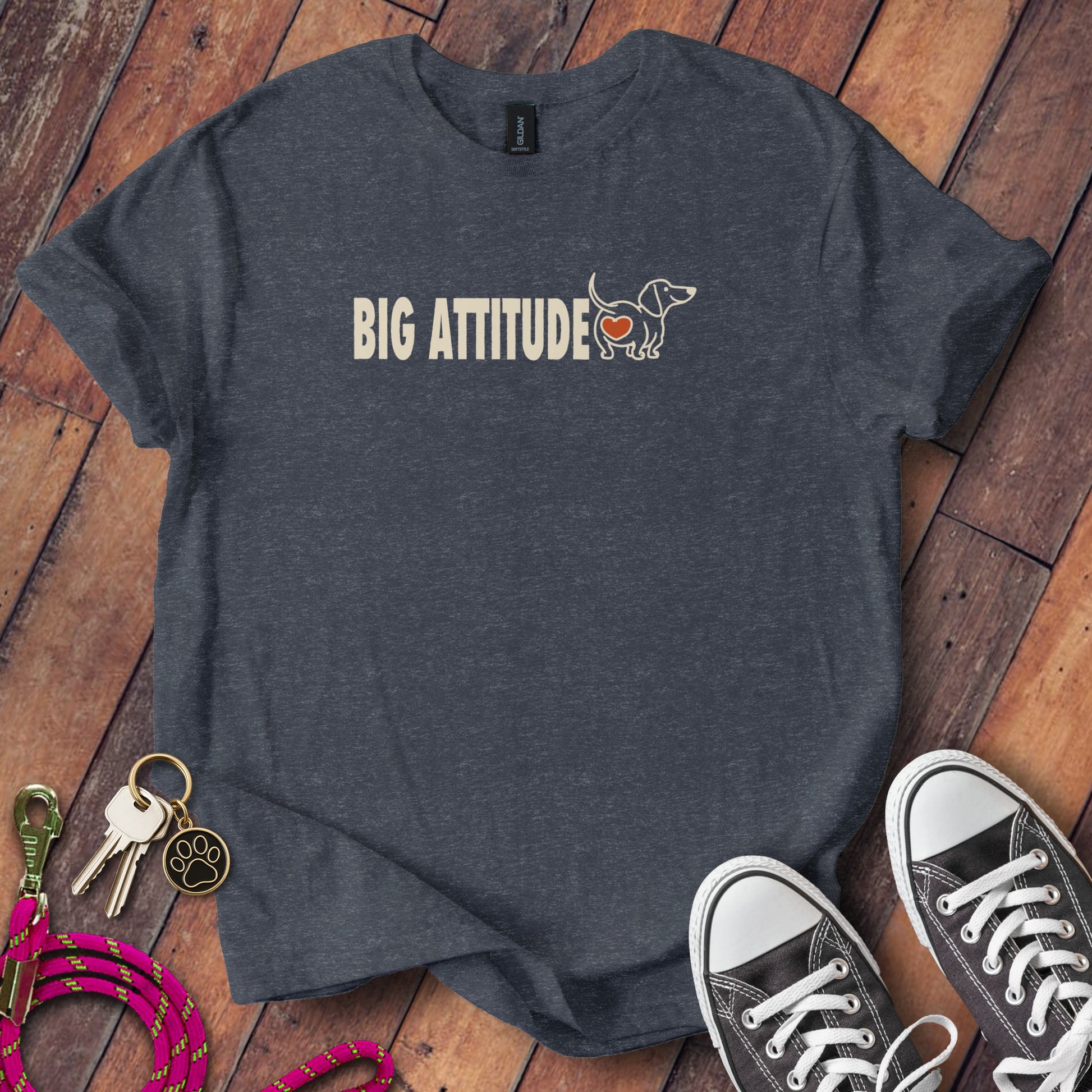 Big Attitude Dachshund T-Shirt