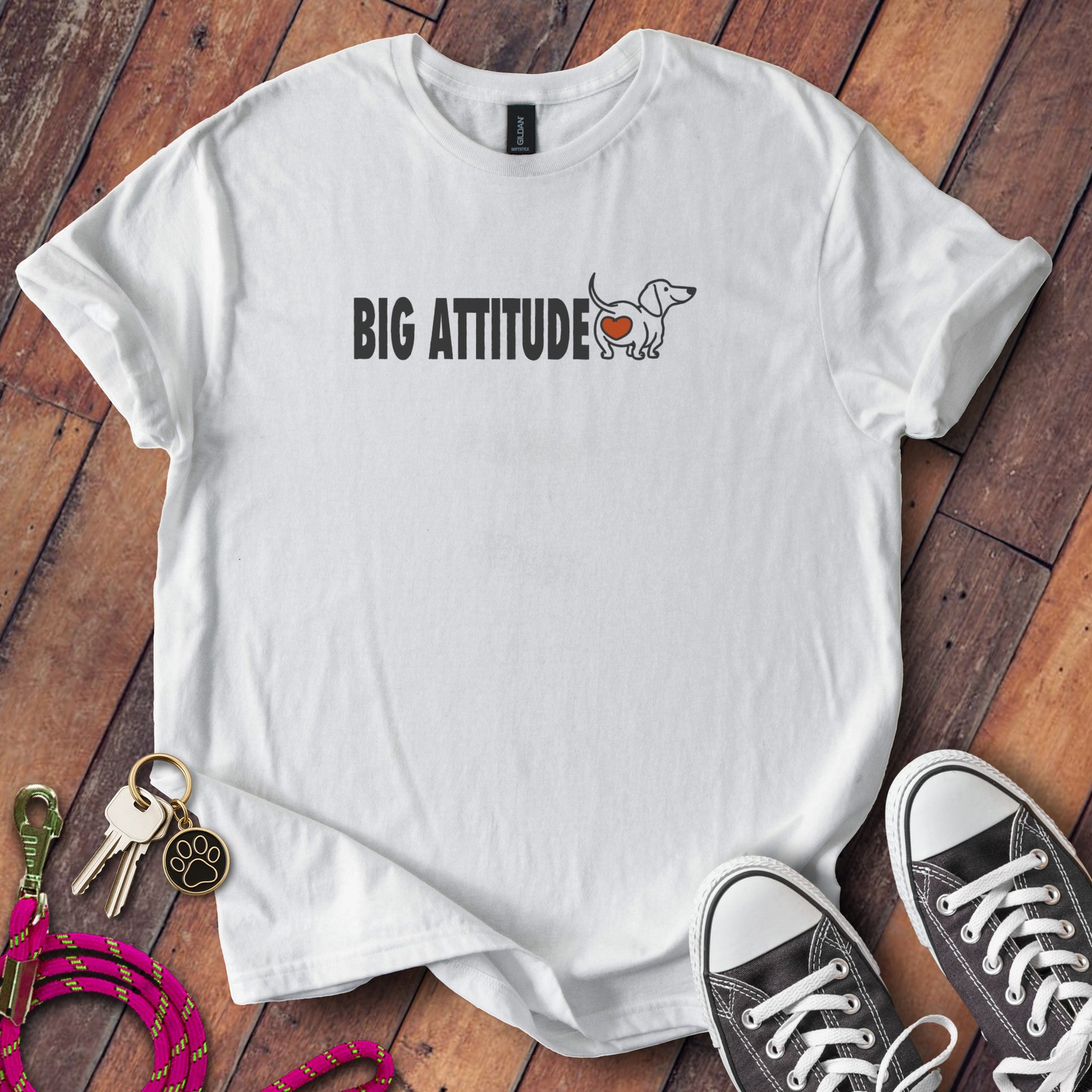 Big Attitude Dachshund T-Shirt