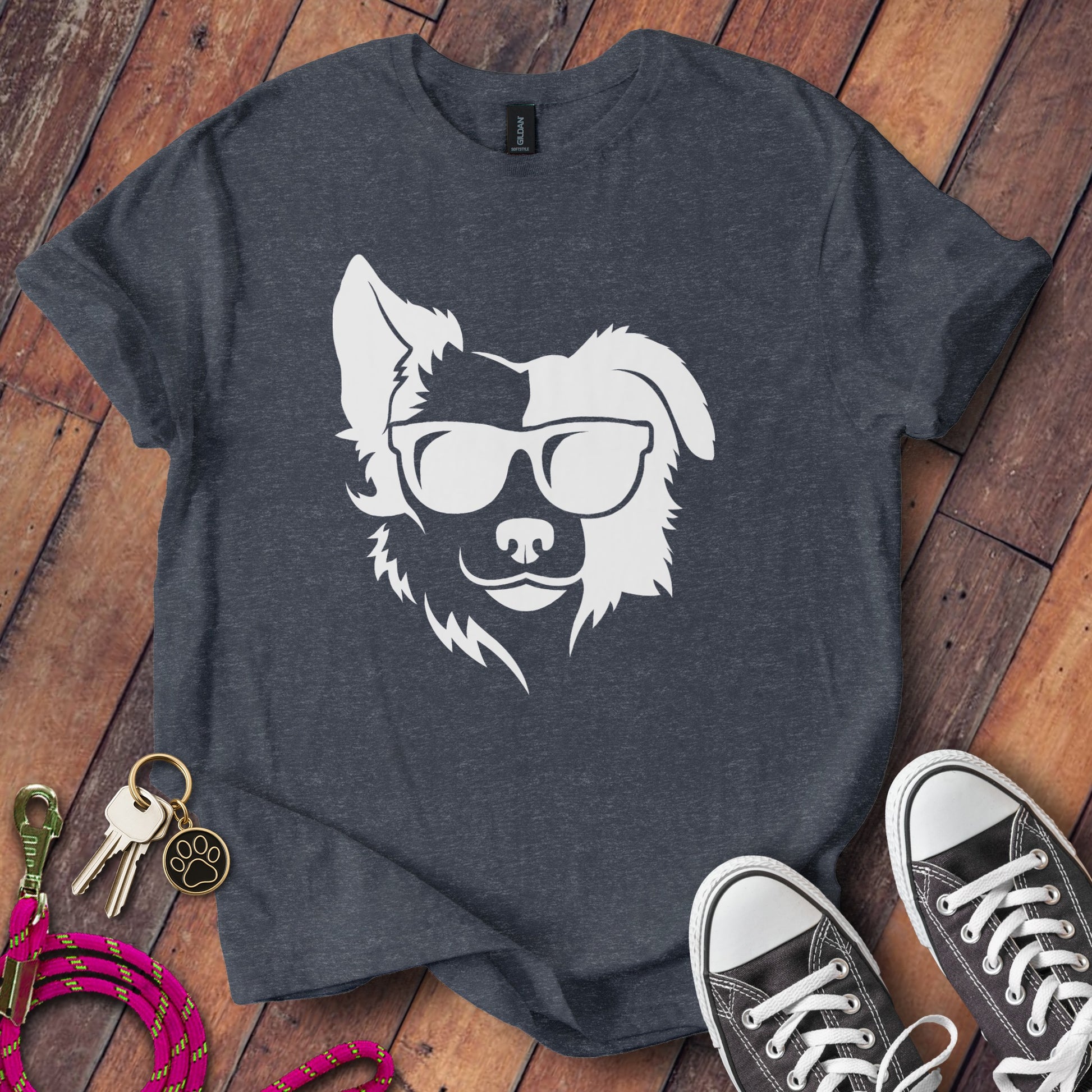 Trendy Cool Dog Graphic T-Shirt Casual Wear Product Type