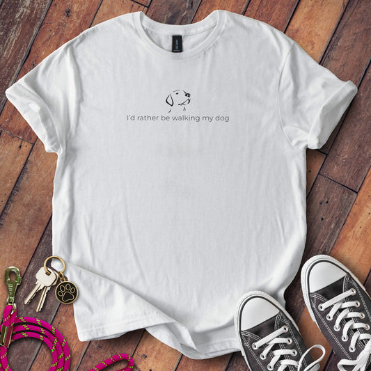 I'd Rather Be Walking My Dog Graphic T-shirt product type