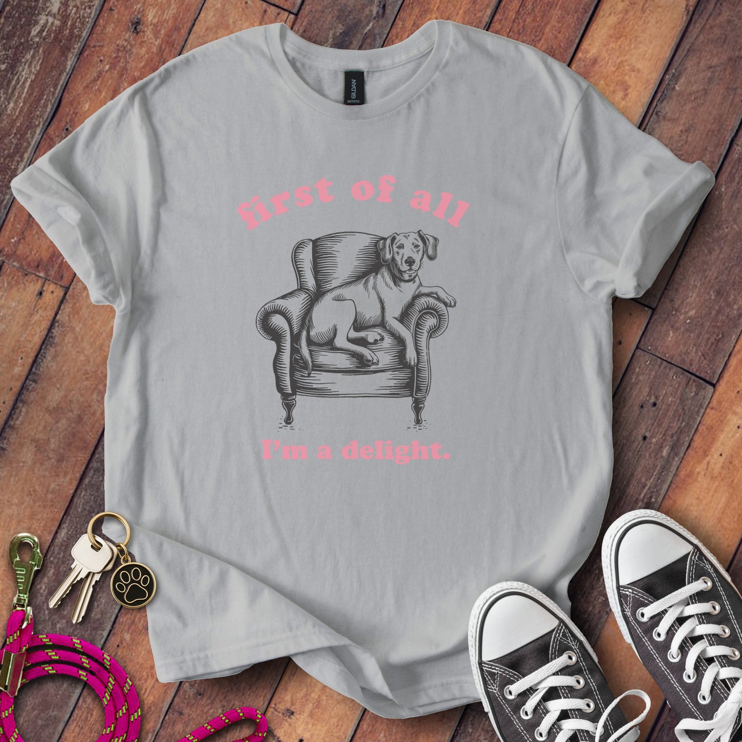 First of All I'm a Delight Graphic T-shirt product type
