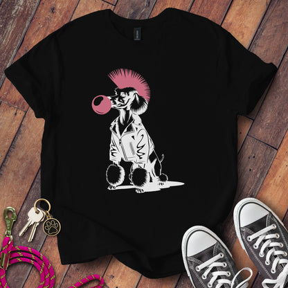 Trendy Retro Punk Dog Graphic Casual Product Type