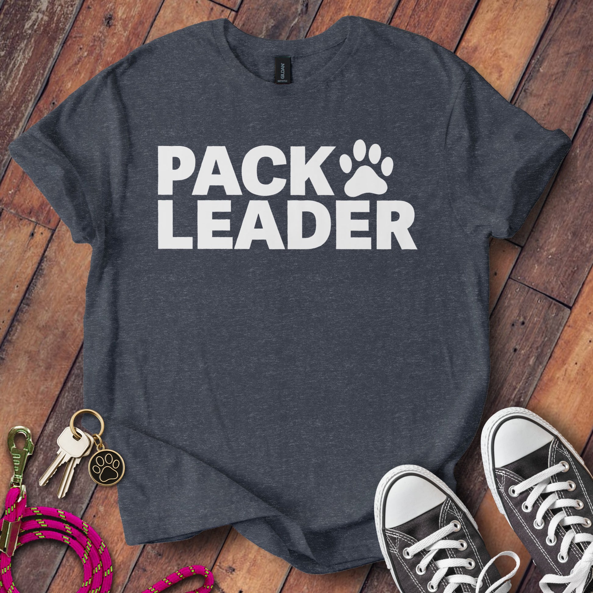 Pack Leader Paw Print Design T-shirt product