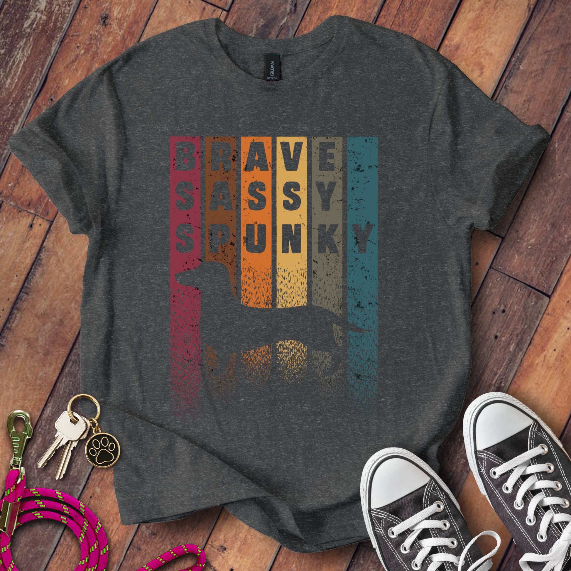 Brave Sassy Spunky Colorful Graphic Shirt product