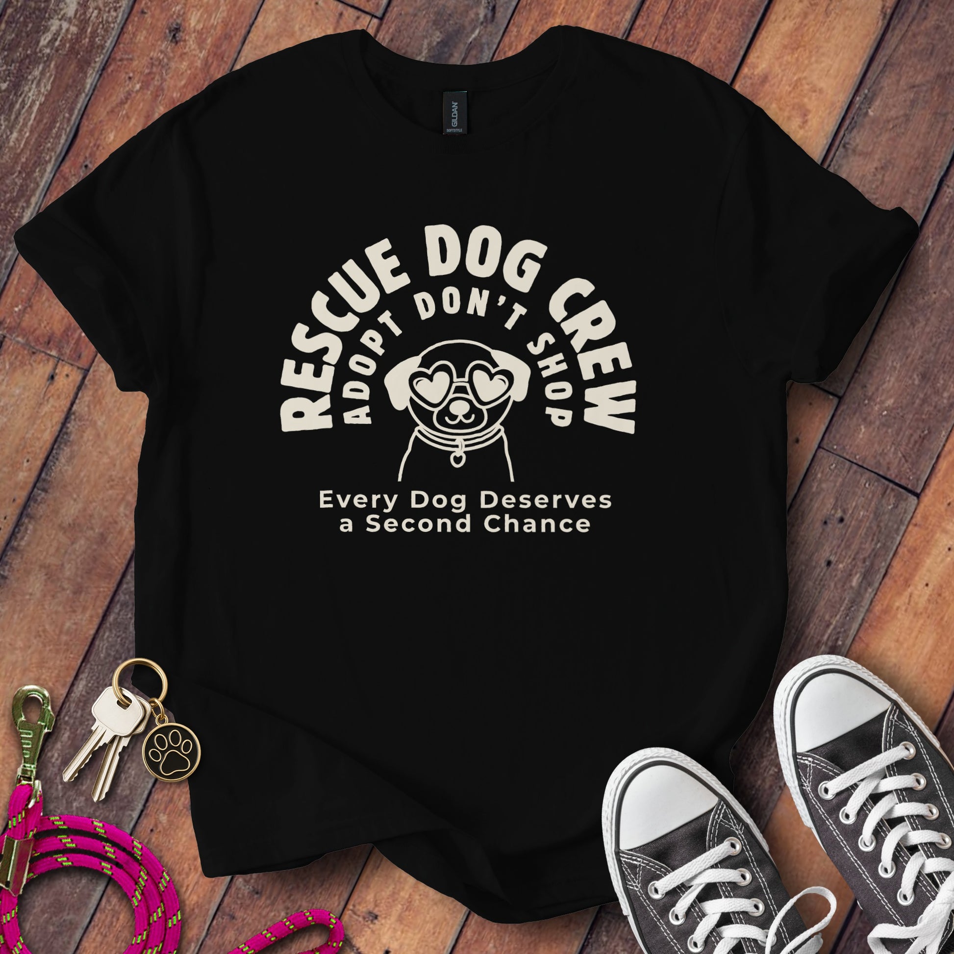 Rescue Dog Crew Adopt Don't Shop T-Shirt product