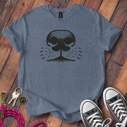 Cute Dog Nose Print Unisex T-Shirt for All Casual Product
