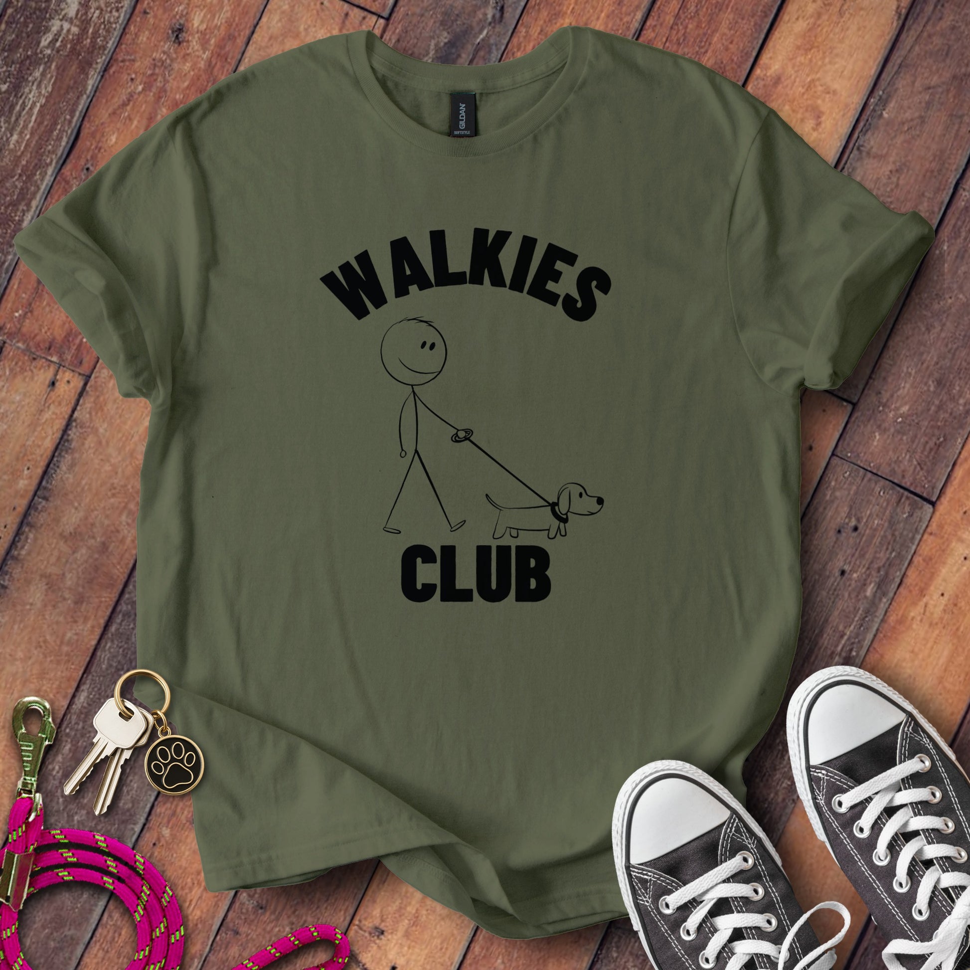 Funny Stick Figure Walkies Club Shirt product