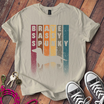 Brave Sassy Spunky Colorful Dog Design product type
