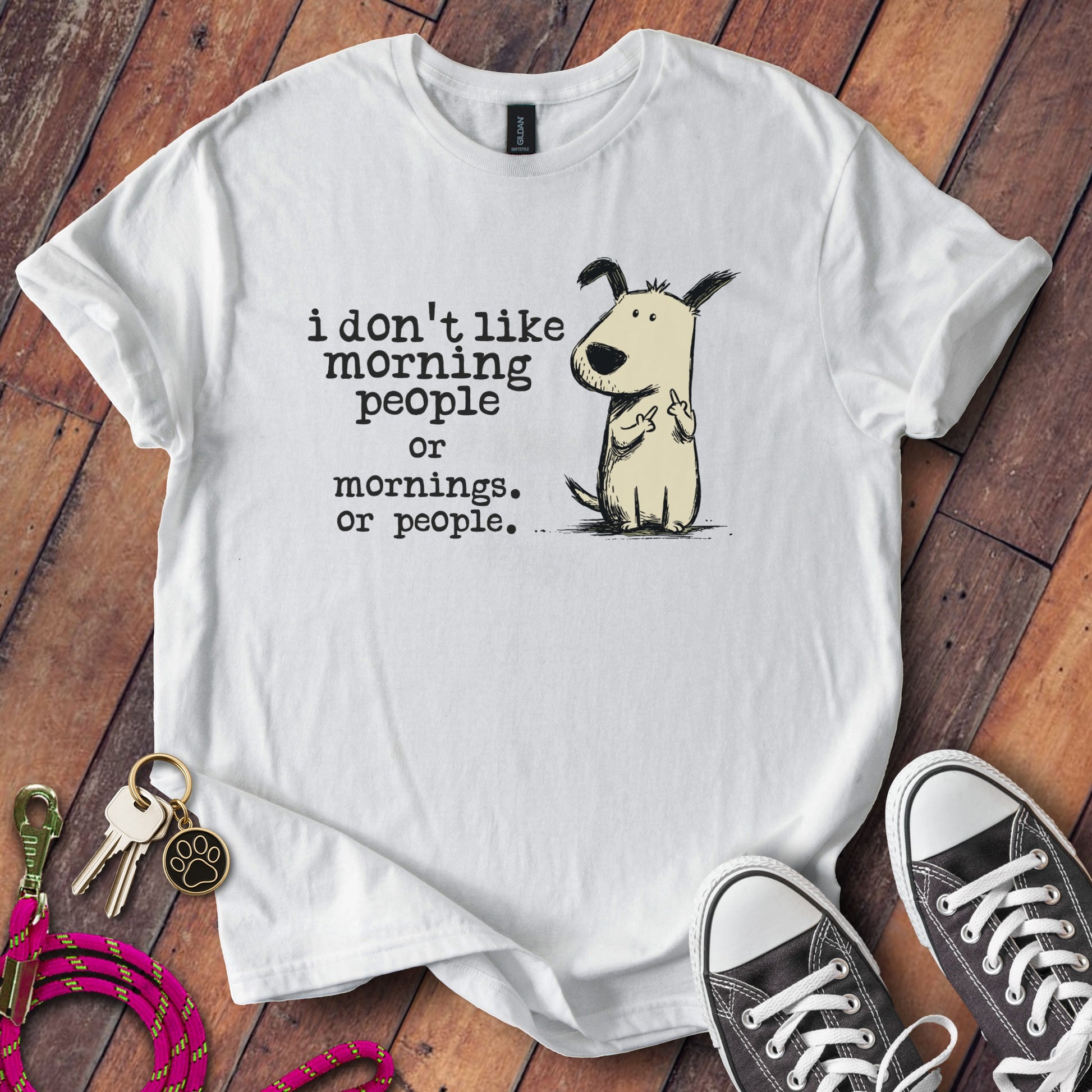 I Don't Like Morning People Graphic Tee Product Type