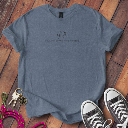 I'd Rather Be Walking My Dog Graphic T-Shirt product