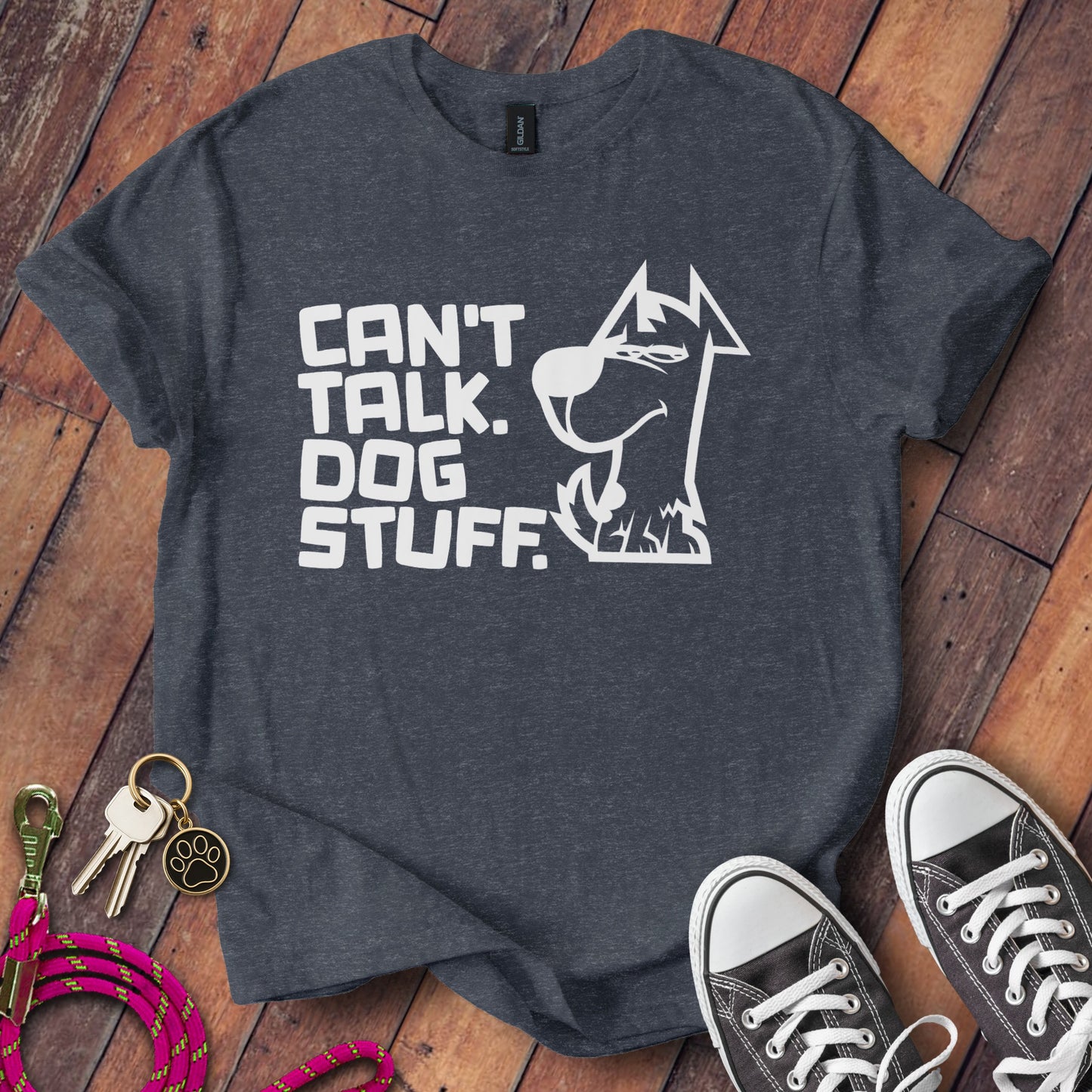 Can't Talk Dog Stuff Graphic T-shirt product